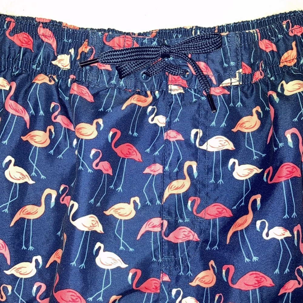 Kanu surf flamingo boys large 14/16 swim trunks